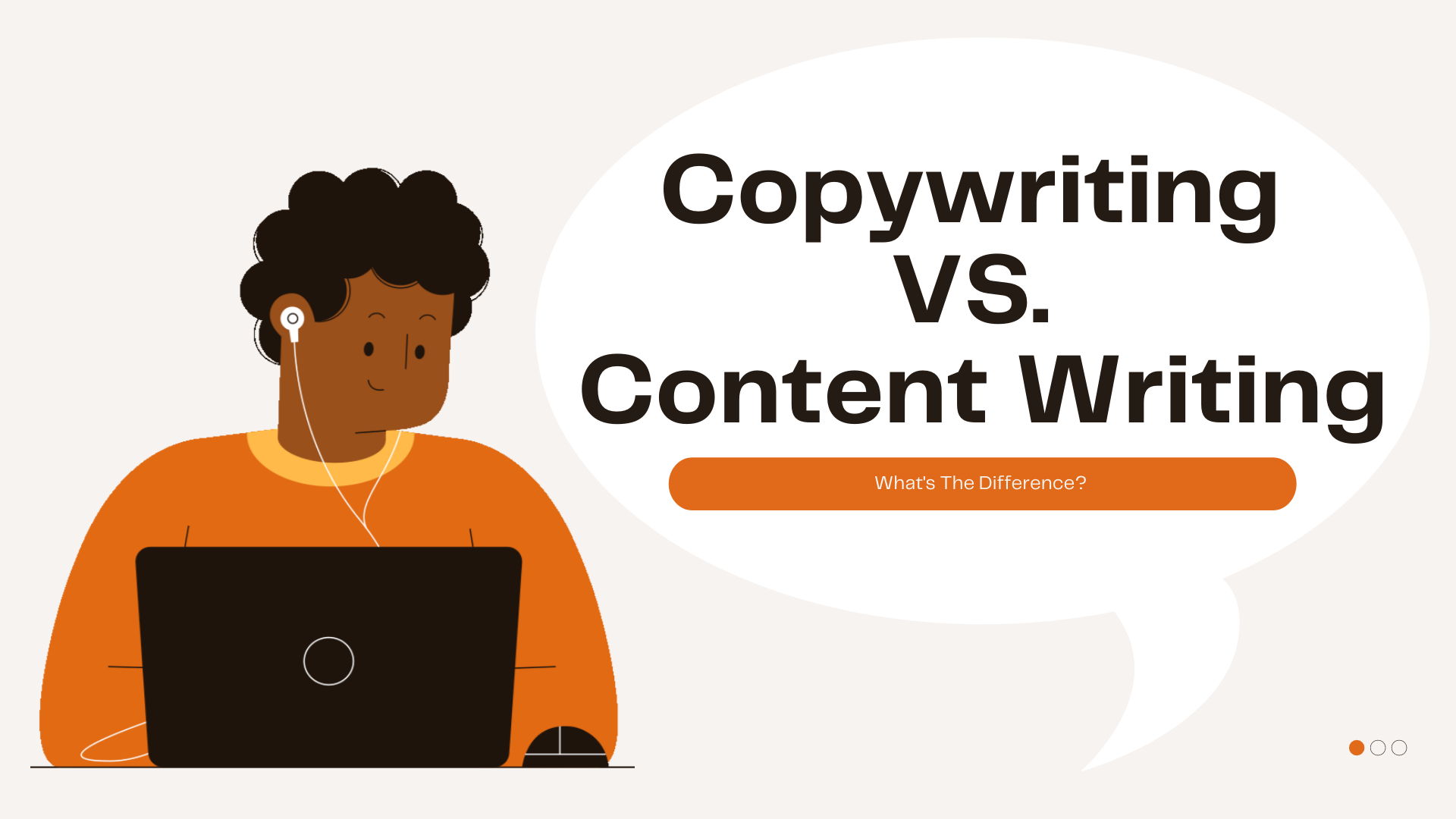 Copywriting VS content writing cover image