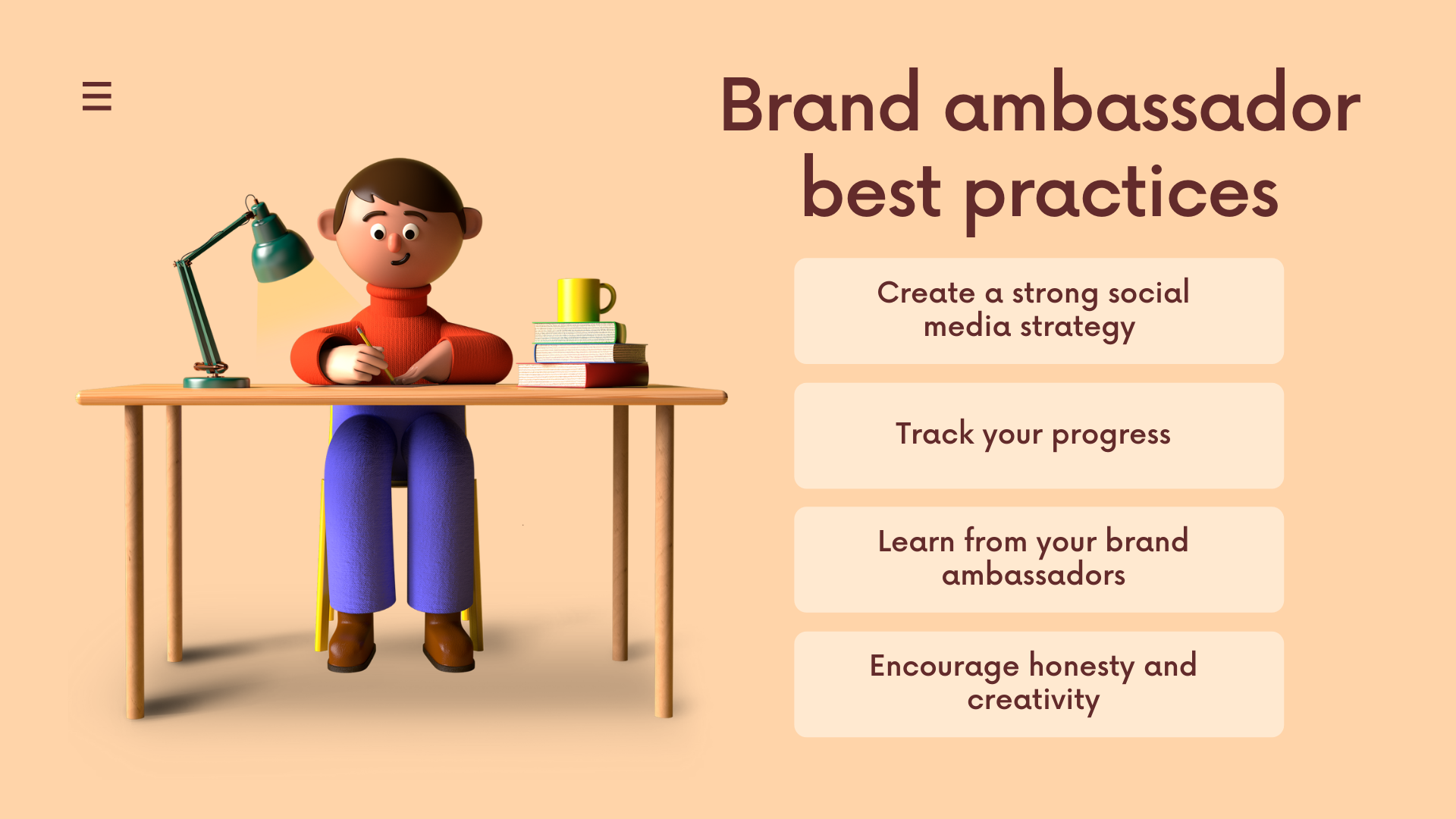 Brand ambassador best practices