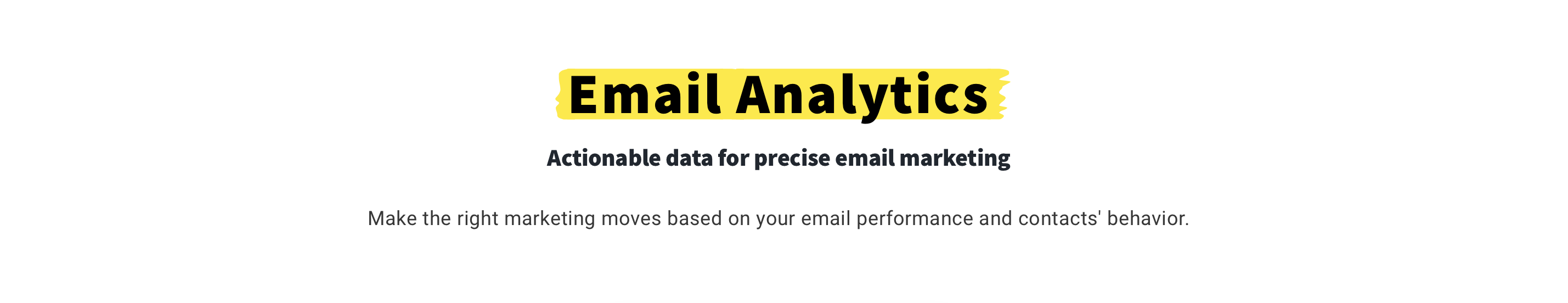 GetResponse Email Analytics Feature
