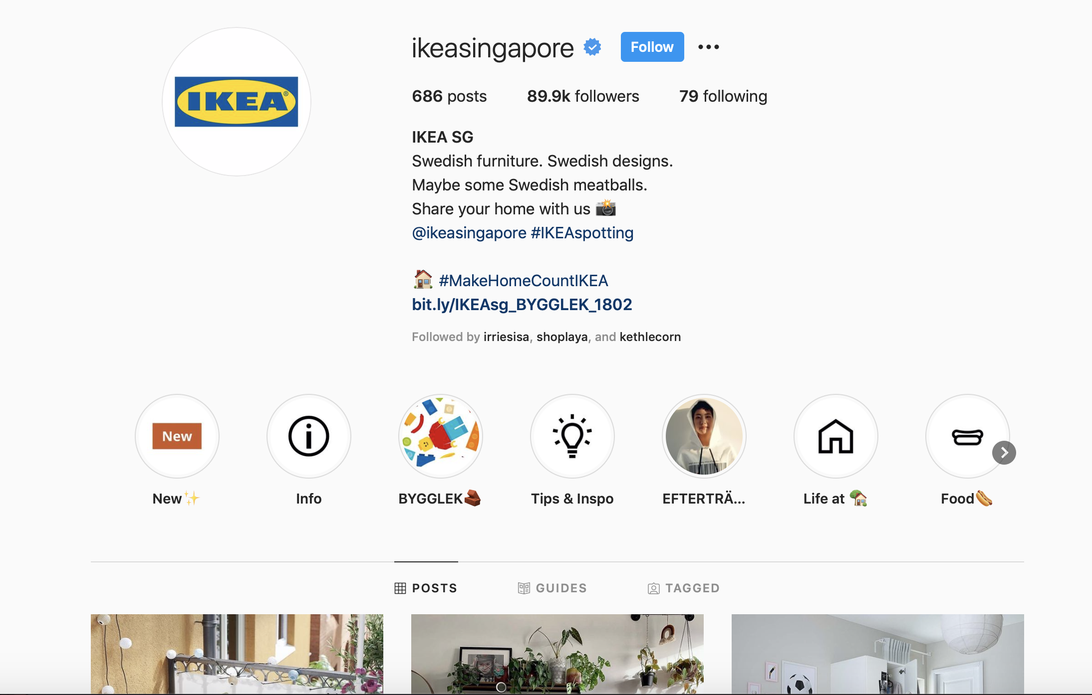 Ikea Singapore Instagram