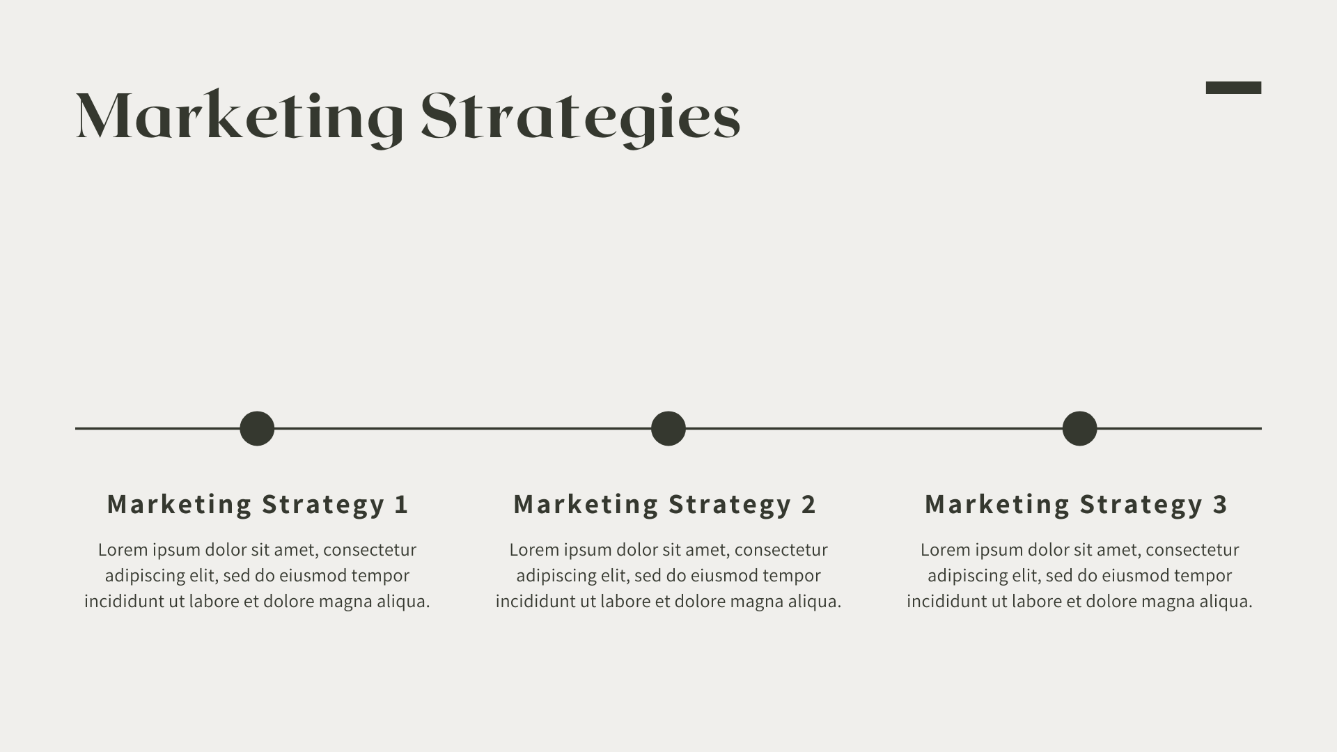 Marketing strategies template