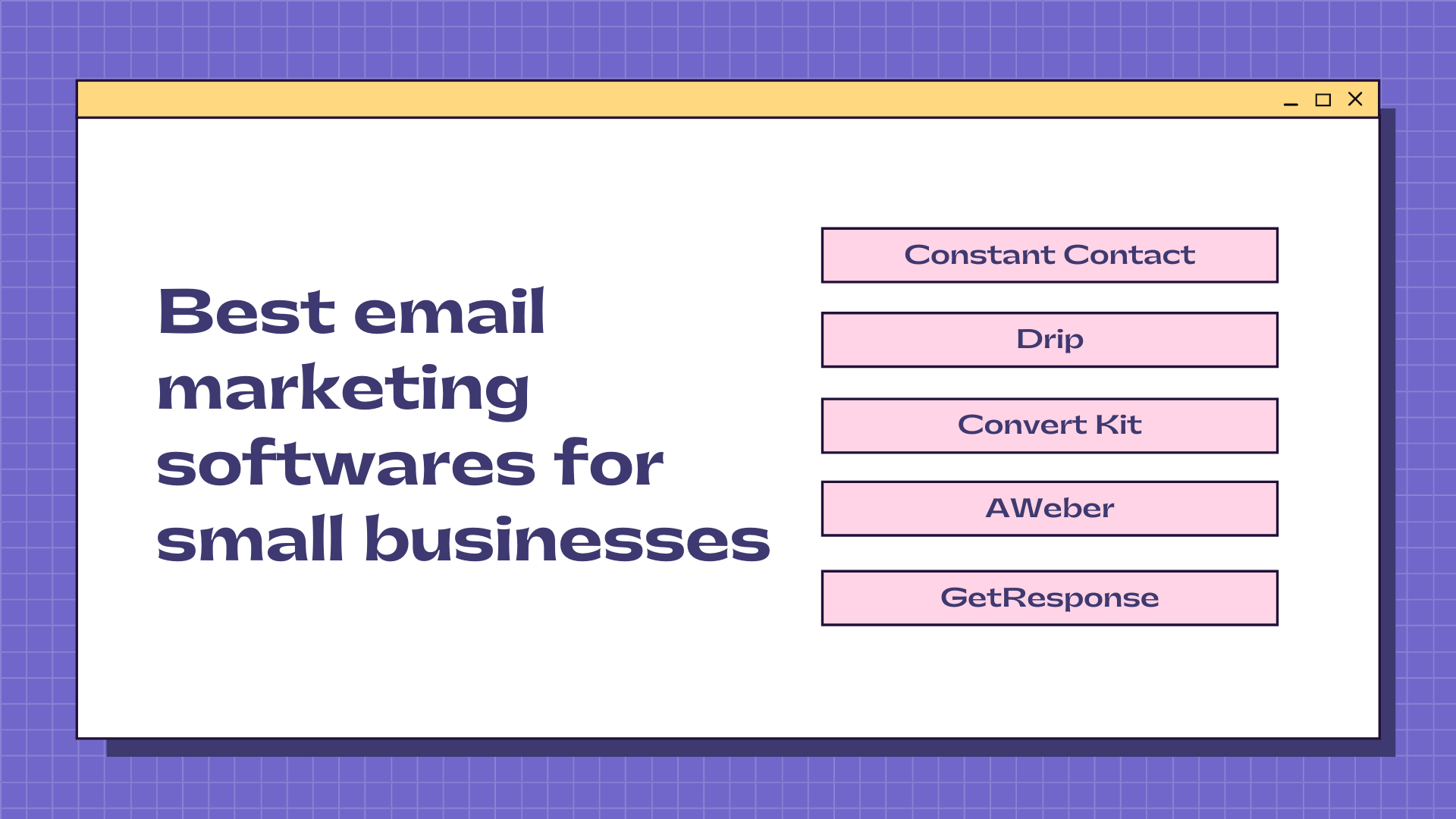 best email marketing softwares for small business email marketing